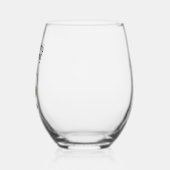 Wees niet blij wijnglas zonder voet (Links)