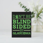 Wees niet blind door Glaucoma Briefkaart (Staand voorkant)