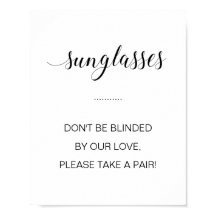 Wees niet blind door onze liefdeszonnebril die ons