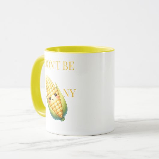 Wees niet Corny Mok (Voorkant links)