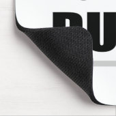 Wees niet dom, gewoon gezegde muismat (Hoek)