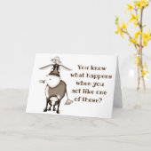 WEES NIET EEN VAN DEZE-GENIET VAN JE *VERJAARDAG*  KAART (Gele Bloem)