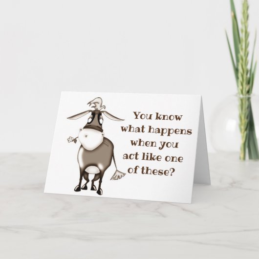 WEES NIET EEN VAN DEZE-GENIET VAN JE *VERJAARDAG*  KAART (Voorkant)