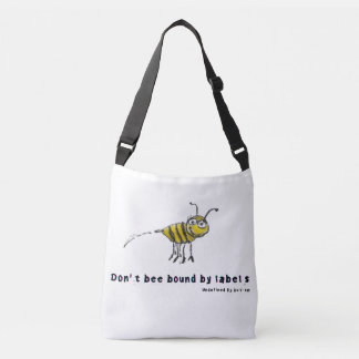 Wees niet gebonden aan Canvas tas – Crossbody Bag