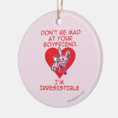 Wees niet gek keramisch ornament (Links)