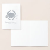 Wees niet gek voor Maryland Crab die goed wordt af Folie Kaarten (Display)