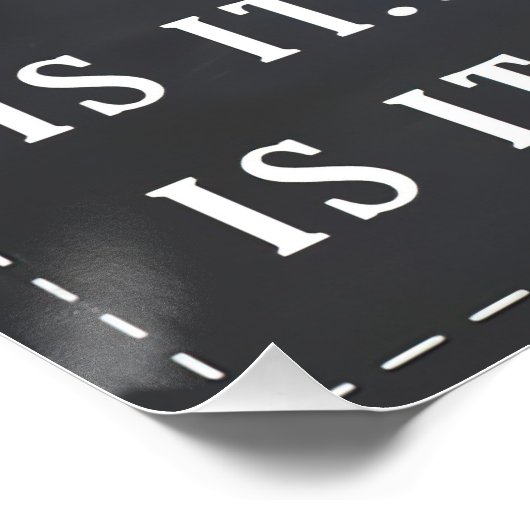 Wees niet gemeen achter het scherm Poster (Hoek)