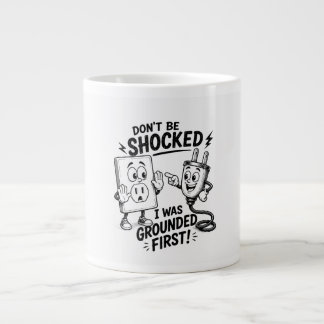 Wees niet geschokt – Ik was eerst gegrond! Grappig Grote Koffiekop