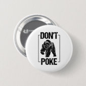 Wees Niet Grappige Beer _ Schattige Superheld Beer Ronde Button 5,7 Cm (Voorkant /achterkant)
