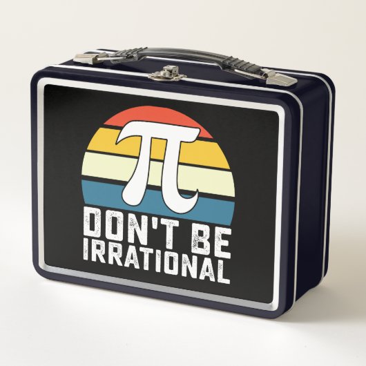 Wees niet irrationeel Pi-dag Wiskunde (Voorkant)
