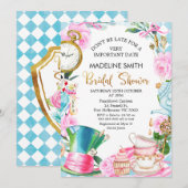 Wees niet Late Alice in Wonderland Vrijgezellenfee Kaart (Voorkant / Achterkant)