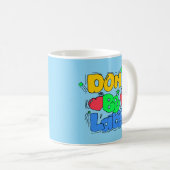 Wees niet latte koffiemok (Voorkant rechts)