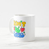 Wees niet latte koffiemok (Voorkant links)