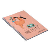Wees niet lui - grappige Slote Notitieboek (Rechterzijde)