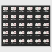 Wees niet Mallow Dramatische Marshmallow Pun Donke Cadeaupapier (Vlak)