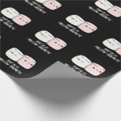 Wees niet Mallow Dramatische Marshmallow Pun Donke Cadeaupapier (Hoek)