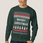 Wees niet Miss Tachy Christmas Sweatshirt (Voorkant)