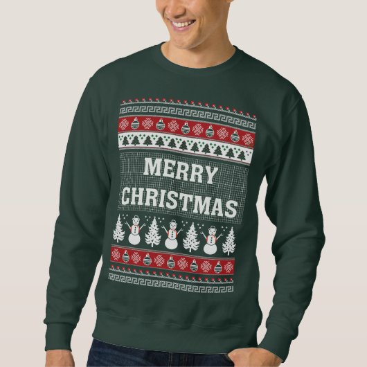 Wees niet Miss Tachy Christmas Sweatshirt (Voorkant)