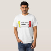 Wees niet mosterd. Ketchup. Shirt voor pap (Voorkant volledig)