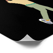 Wees niet Nasty Manolo Funny Golf Slice Humor Golf Poster (Hoek)