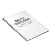 Wees niet neerbuigend notitieboek (Rechterzijde)