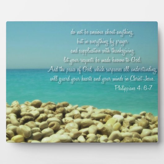 Wees niet ongerust over iets fotoplaat (Voorkant)