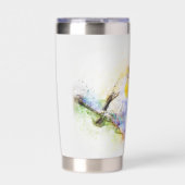Wees niet ontmoedigd, aquarel vogel geïsoleerde drinkbeker (Voorkant)
