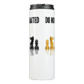 Wees niet per ongeluk gebalemde speelgoedwaas thermosbeker (Achterkant)