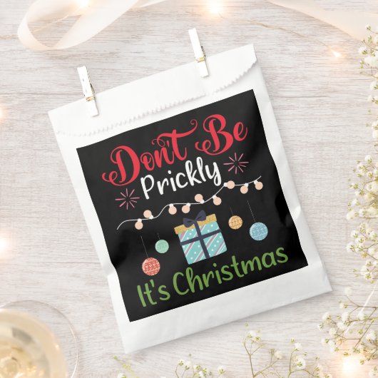 Wees niet prikkelbaar - Grappige Kerstmis Bedankzakje (Geknipt)