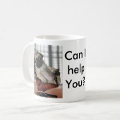 Wees niet pugnacious! koffiemok (Voorkant links)