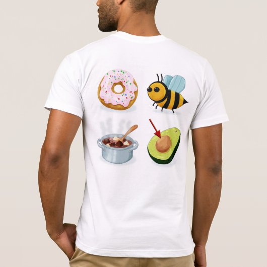 Wees niet stom Rebus (Terug) T-shirt (Achterkant)