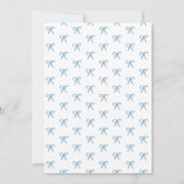 Wees niet te laat Alice in Wonderland Baby shower Kaart (Achterkant)