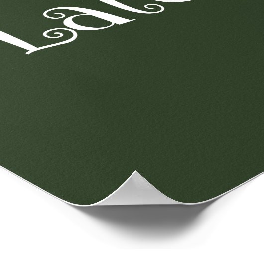 Wees niet te laat! Classroom Poster (Hoek)