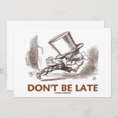 Wees niet te laat (Mad Hatter hardlopend) (Voorkant / Achterkant)