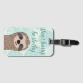 Wees niet te snel genoeg een Slote prijsopgave Bagagelabel (Voorkant (horizontaal))