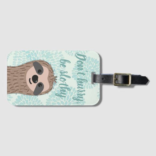 Wees niet te snel genoeg een Slote prijsopgave Bagagelabel (Voorkant (horizontaal))