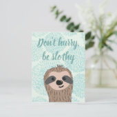 Wees niet te snel genoeg een Slote prijsopgave Briefkaart (Staand voorkant)