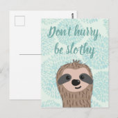 Wees niet te snel genoeg een Slote prijsopgave Briefkaart (Voorkant / Achterkant)