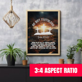 Wees niet trouw Johannes 20:27 Bijbelvers |verhoud Poster