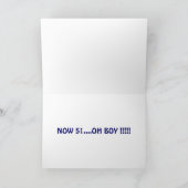 WEES NIET VERDRIETIG 50 IS NIET ZO SLECHT-51 OH JO KAART (Binnen)