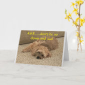 **WEES NIET VERDRIETIG OVER OUDER WORDEN** KAART (Gele Bloem)