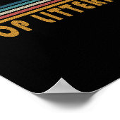Wees niet vuil Stop met zwerfafval - Anti zwerfafv Poster (Hoek)
