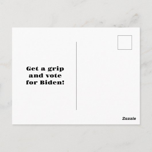 Wees niet zo bang om Joe Biden te steunen Briefkaart (Achterkant)