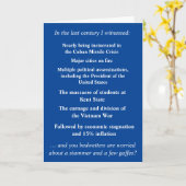 Wees niet zo bang om Joe Biden te steunen Kaart (Gele Bloem)