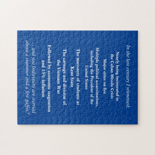 Wees niet zo bang om Joe Biden te steunen Legpuzzel (Horizontaal)