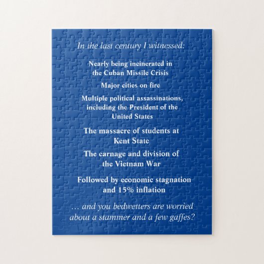 Wees niet zo bang om Joe Biden te steunen Legpuzzel (Verticaal)