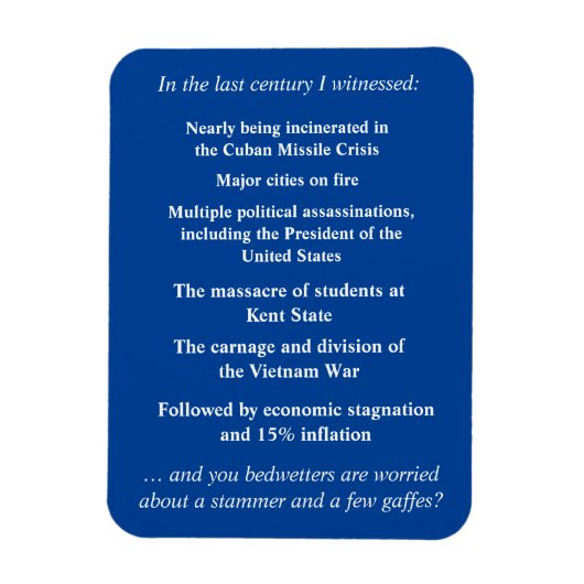 Wees niet zo bang om Joe Biden te steunen Magneet (Verticaal)