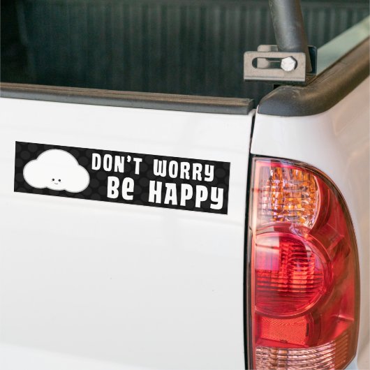 Wees niet zo blij met de cloudklauw van Kawaii Bumpersticker (Op Truck)