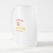 Wees niet zo gek als mijn pancreas Diabetic Gift Matglas Bierpul (Voorkant links)