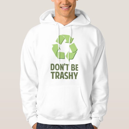 Wees niet zo rommelig hoodie (Voorkant)